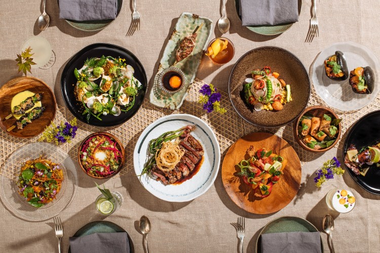 small plates of food at Abacá in San Francisco