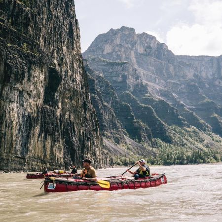 A canoe trip through the deep Canadian wilderness on the South Nahanni River, which is known as the "Grand Canyon of the North"