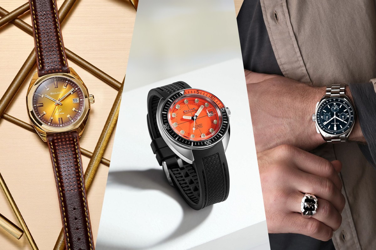 Three of the best Bulova watches for men, including the Jet Star, Devil Diver and Lunar Pilot