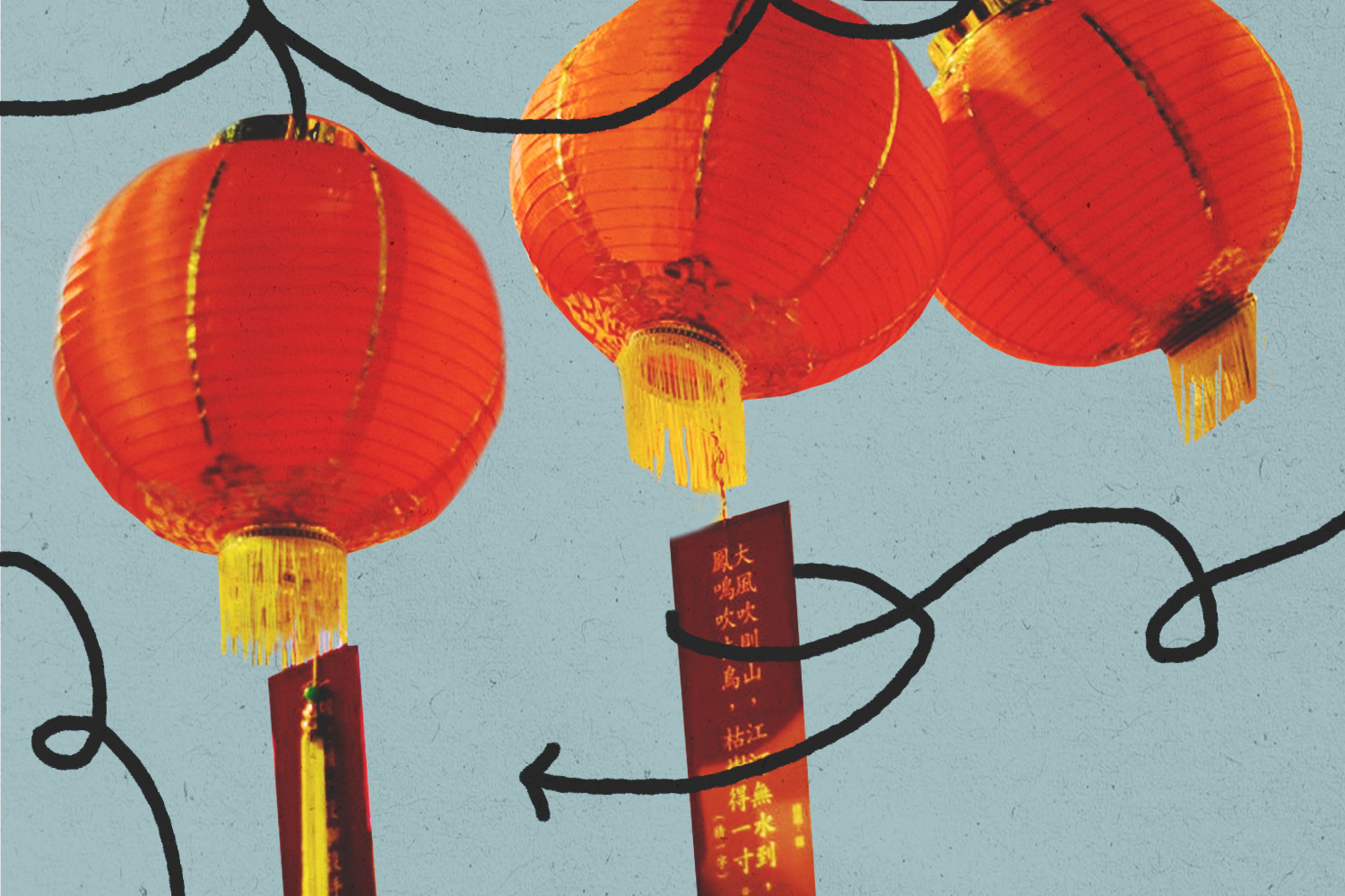 A group of Asian lanterns. One of our predictions for 2025 is that more Americans will begin to choose Asia over Europe for big vacations.