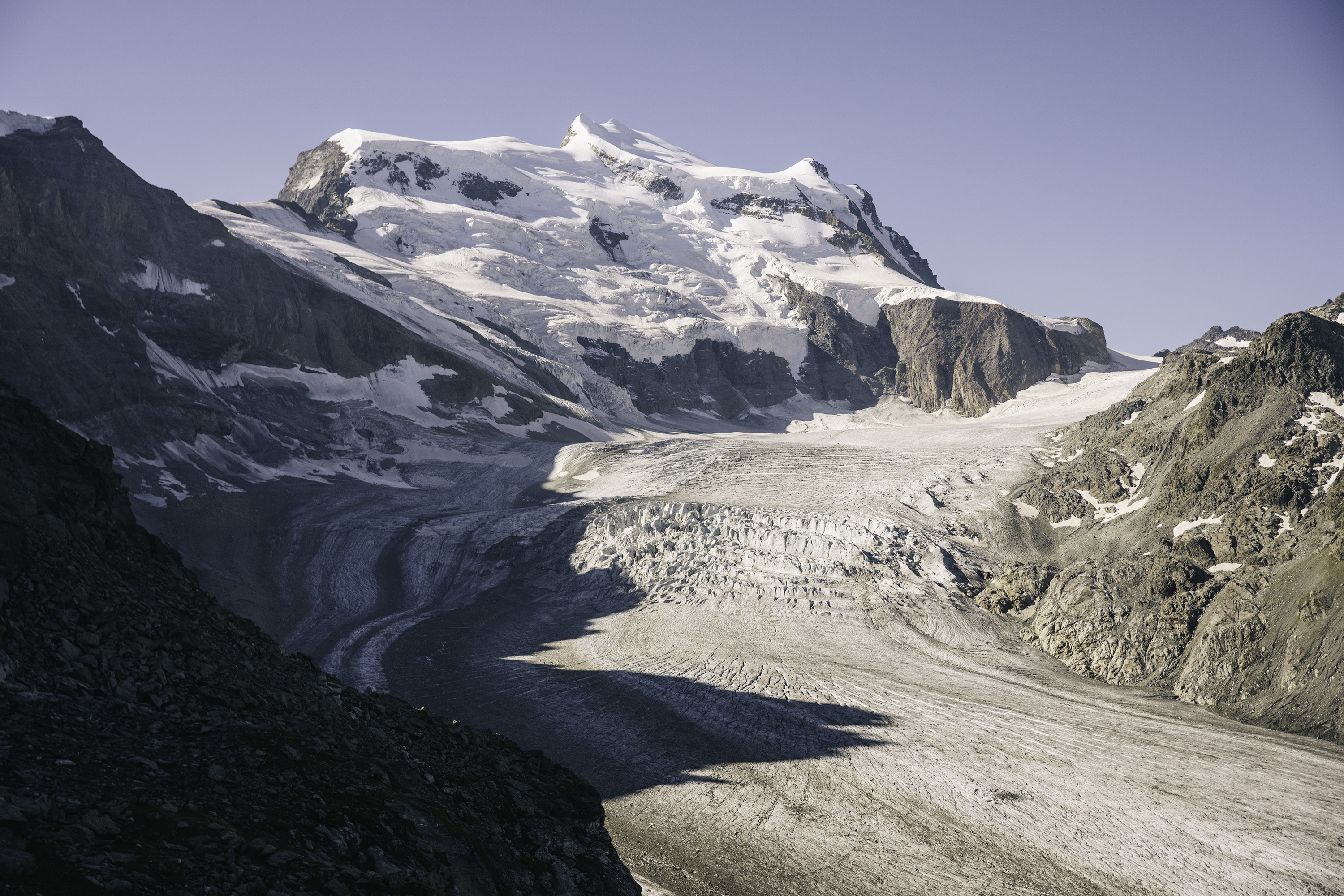 A view of the Glacier de Corbassière.