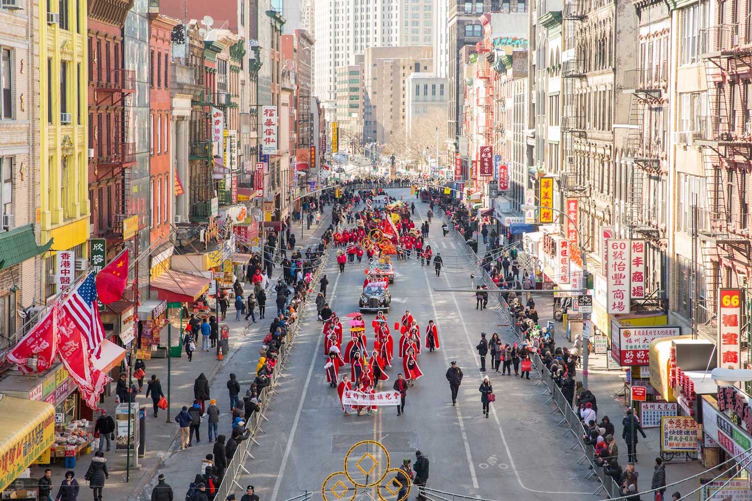 The Lunar New Year celebration through Manhattan's Chinatown