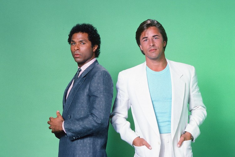 Crockett and Tubbs from "MIami Vice"