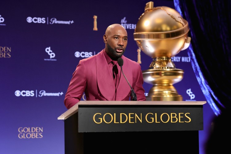 Morris Chestnut at the Golden Globes announcement