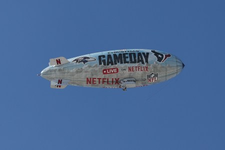 Netflix NFL blimp