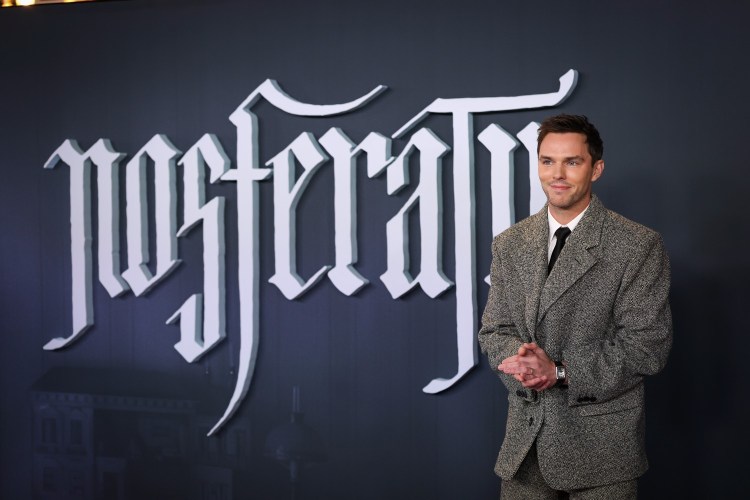 Nicholas Hoult at "Nosferatu" premiere