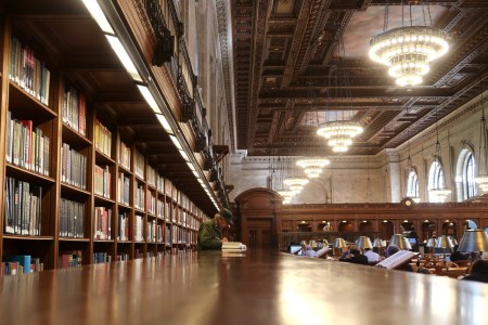 New York Public Library reading room