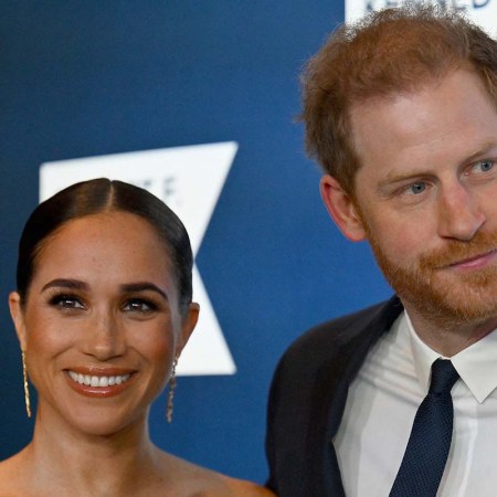 Prince Harry, Duke of Sussex, and Meghan, Duchess of Sussex, arrive at the 2022 Robert F. Kennedy Human Rights Ripple of Hope Award Gala at the Hilton Midtown in New York on December 6, 2022.