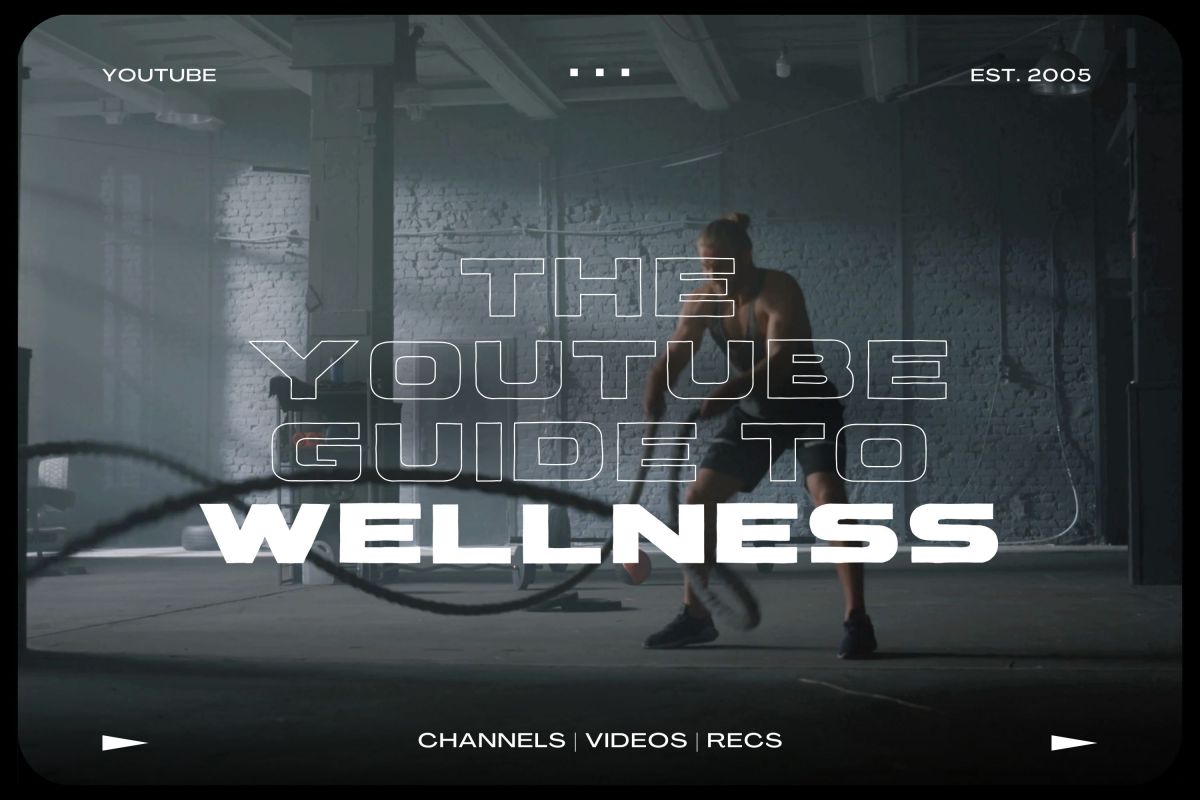 A man working out with battle ropes in an empty gym. We're taking a look at the best YouTube channels for fitness and wellness.