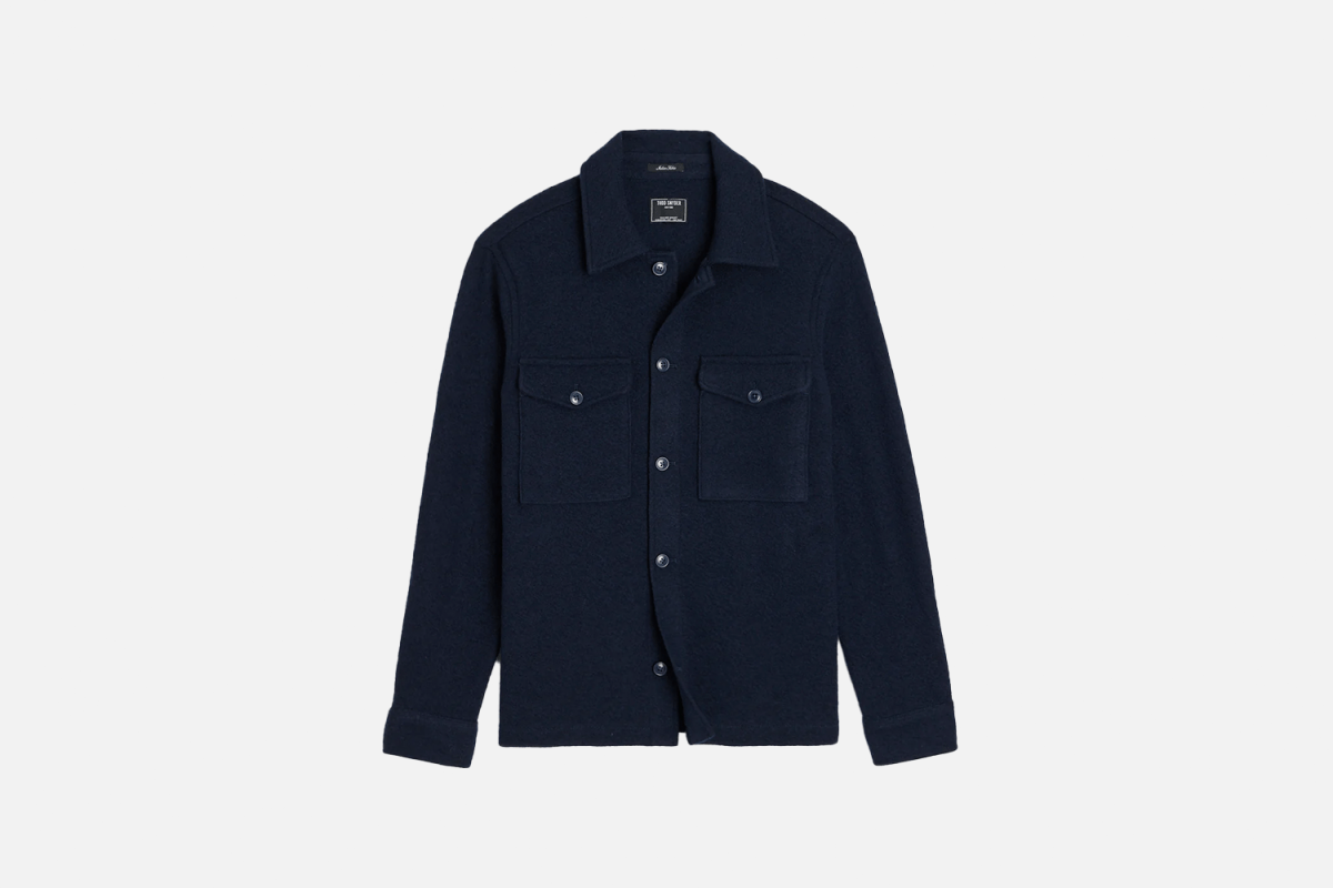 Todd Snyder Boiled Wool CPO Shirt Jacket