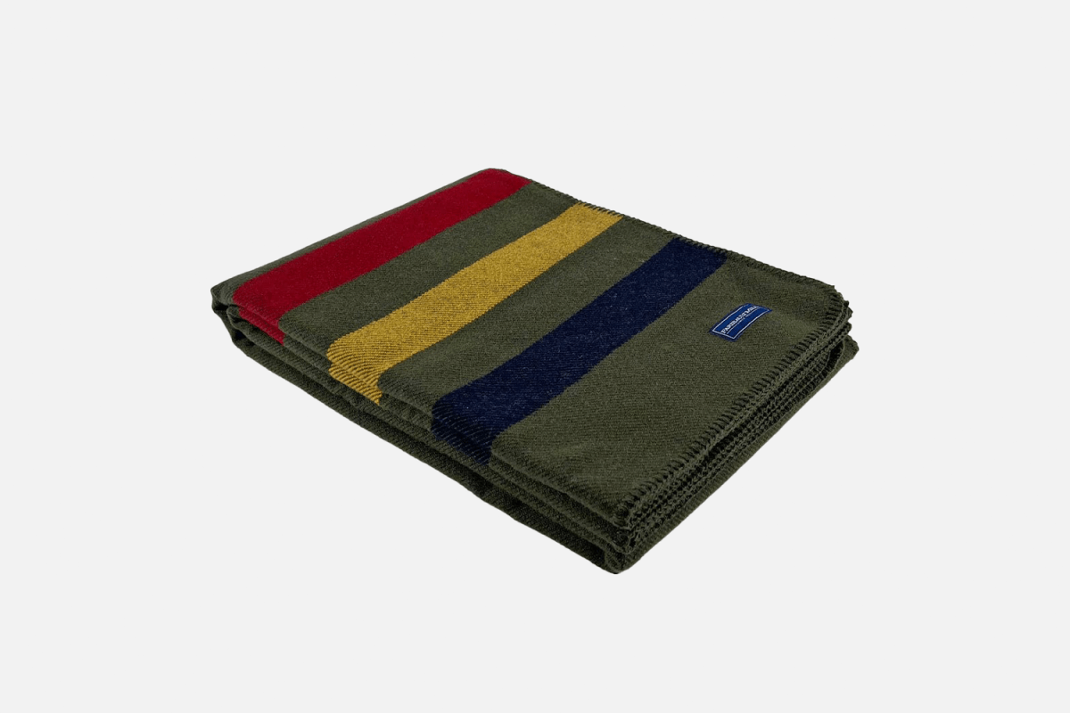 Faribault Mill Frontier Wool Throw Blanket