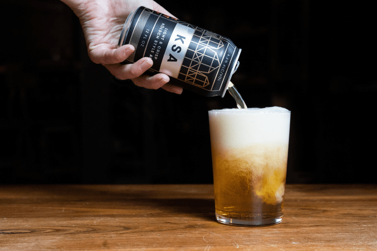 Fort Point's KSA Kolsch is a ubiquitous local beer, sprinkled across SF's bars, restaurants and corner stores